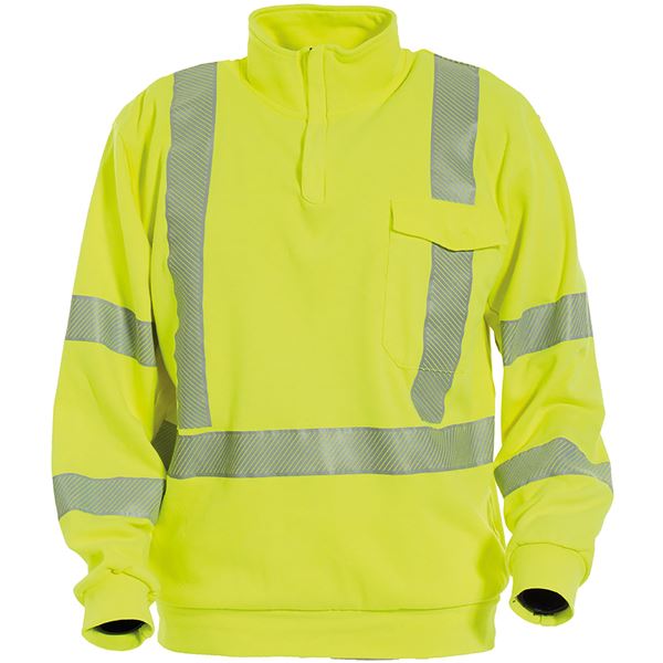 Tranemo 5070 High Vis Yellow Arc Sweatshirt