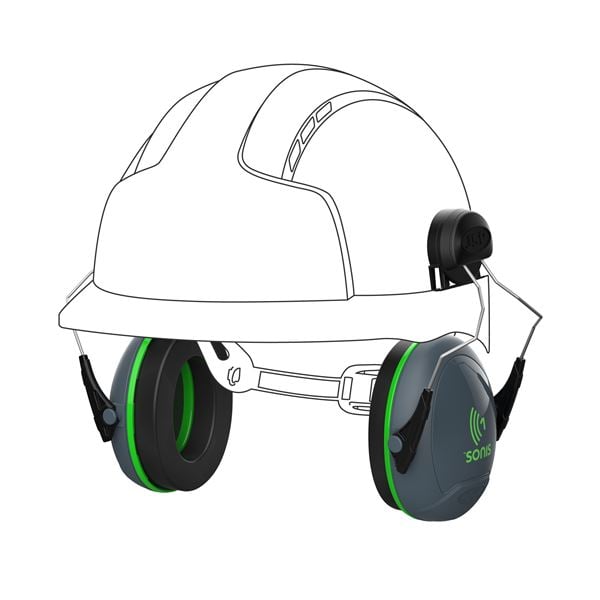JSP Sonis 1 Helmet Mounted Ear Defenders SNR 26