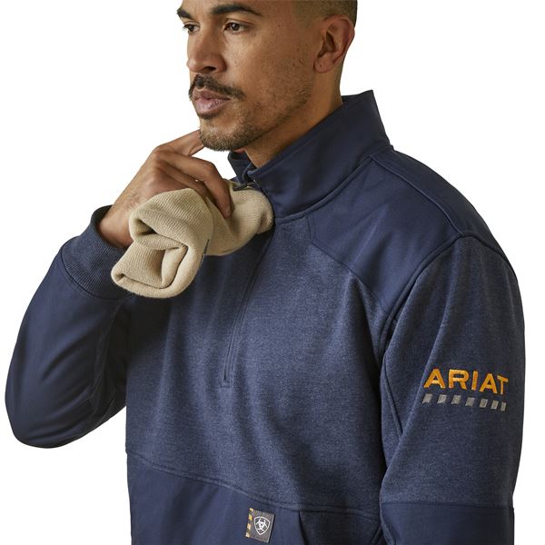 Ariat Rebar Duracanvas Quarter Zip Sweatshirt