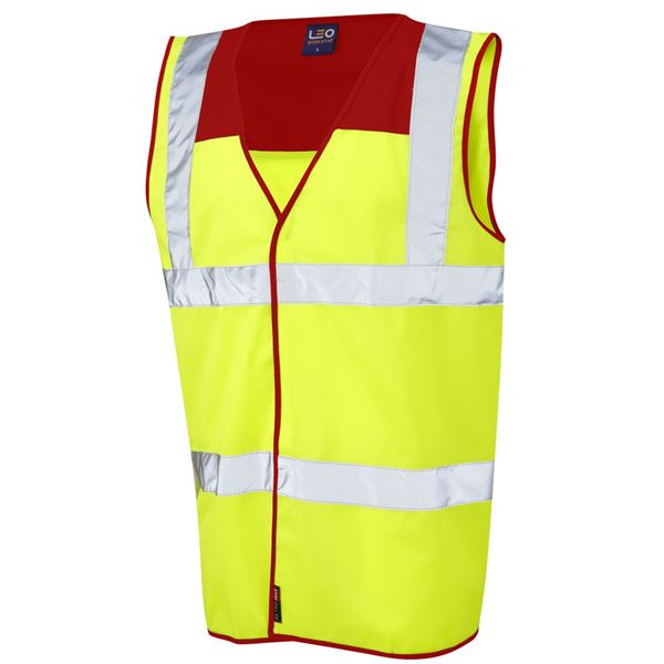 Leo W09 Bradworthy High Vis Yellow Vest