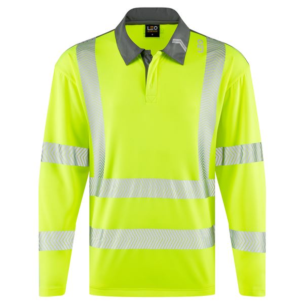 Leo P13 Georgeham Coolmax High Vis Polo