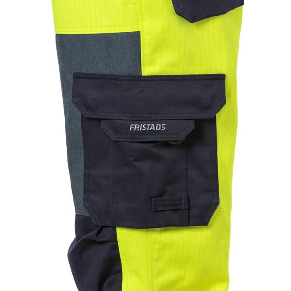 Fristads 2585 High Vis Yellow FR Work Trousers