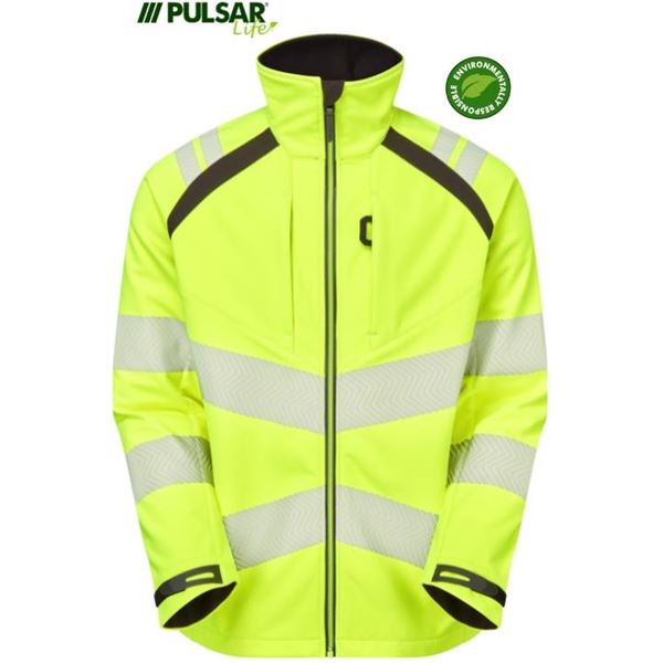 Pulsar Life LFE915 High Vis Yellow Soft Shell Jacket