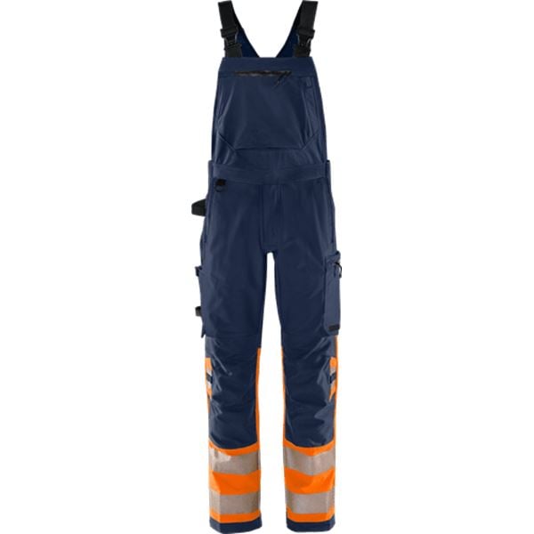 Fristads 1032 High-vis Stretch Bib and Brace Overalls