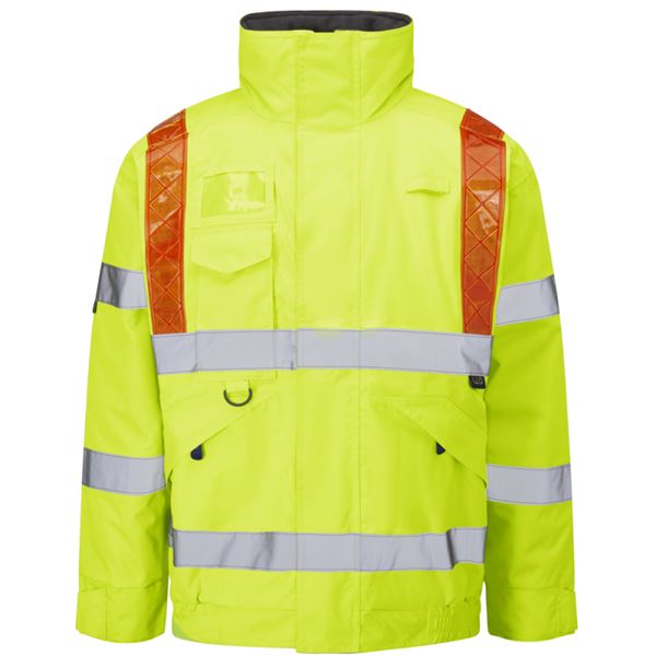 Leo J03 Portmore High Vis Traffic Management Bomber Jacket