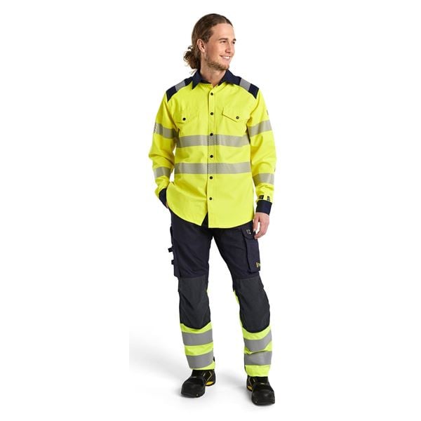 Blaklader 3239 Multinorm High Vis Yellow Shirt
