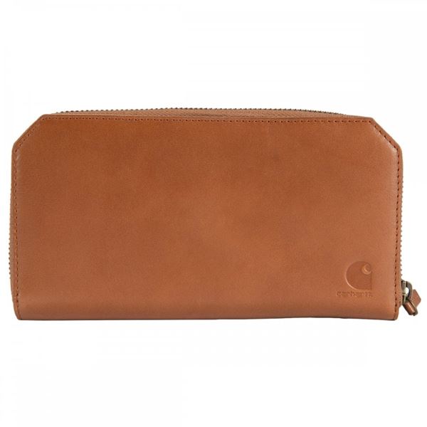 Carhartt Womens Leather Clutch Wallet