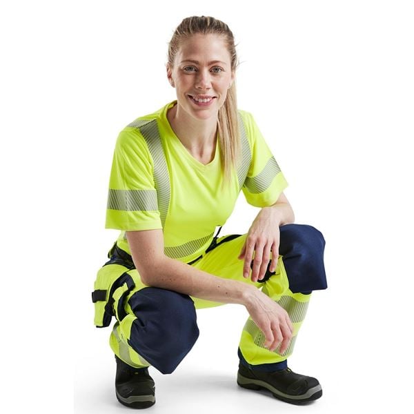 Blaklader 7197 Womens Hi-vis Stretch Trousers