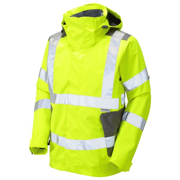 Leo J04 Exmoor High Vis Yellow Jacket