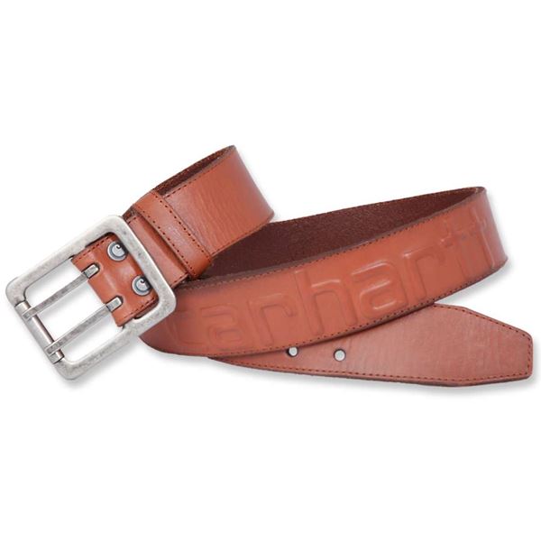 Carhartt Leather Belt With Raised Logo
