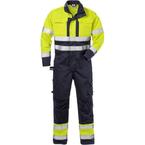 Fristads 8084 High Vis Yellow FR Overalls