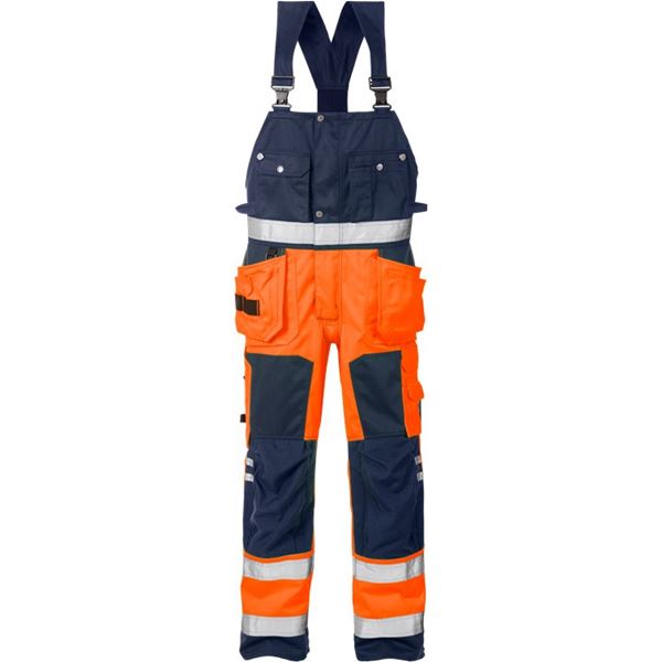 Fristads High Vis Bib & Brace Overalls 1014
