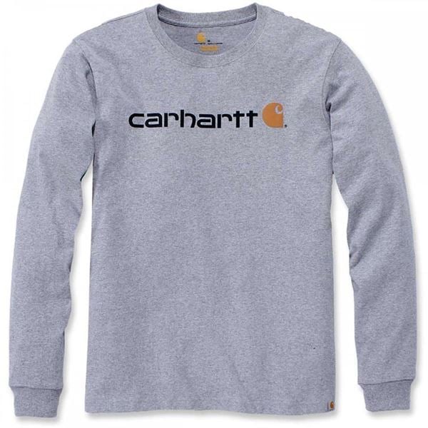Carhartt Logo Relaxed Fit Long Sleeve T-shirt