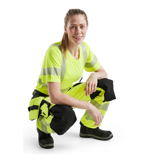 Blaklader 7197 Womens Hi-vis Stretch Trousers