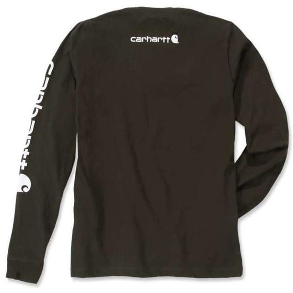 Carhartt Relaxed Fit Long Sleeve Logo T-shirt