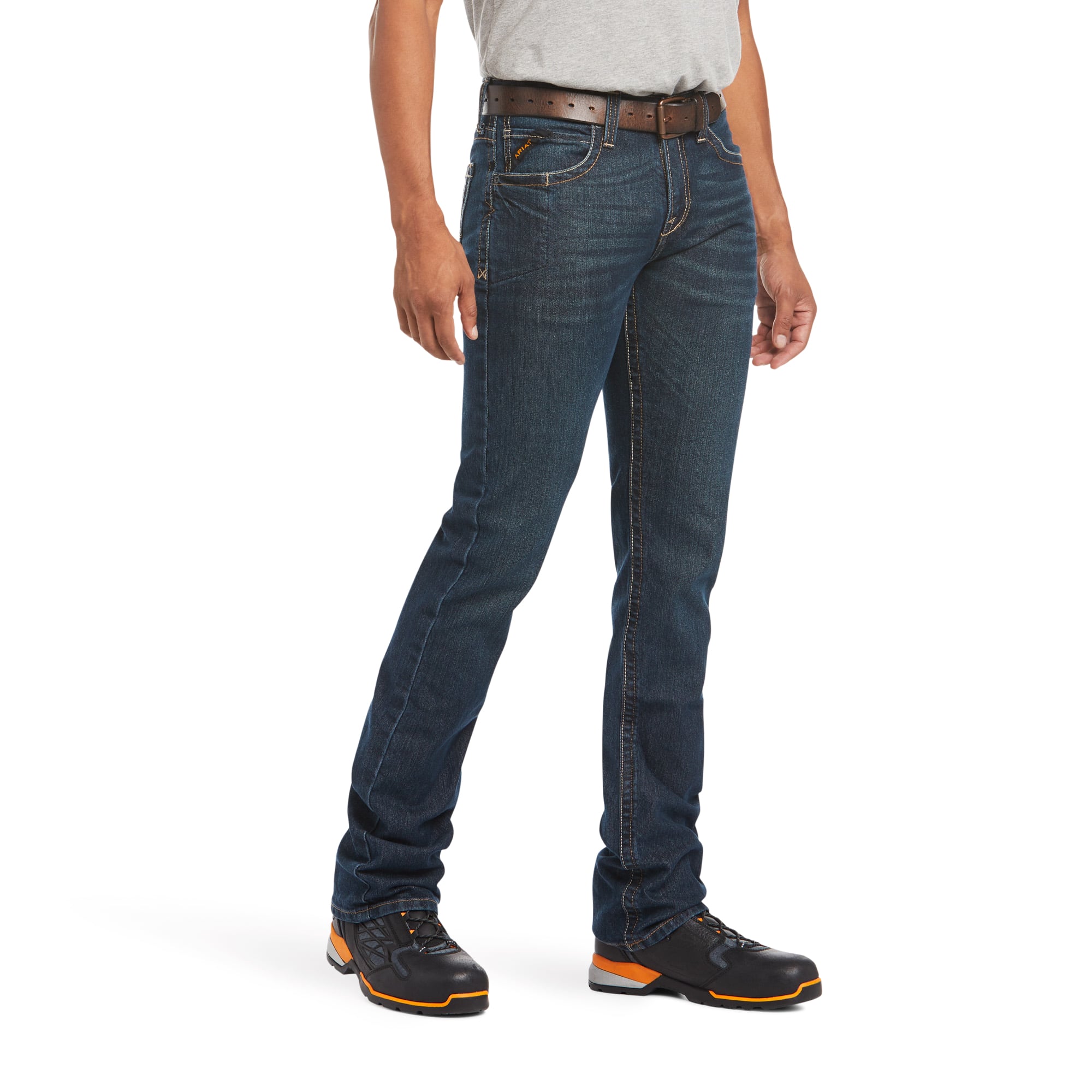 Ariat® Ladies' Rebar Durastretch Raven Boot Cut Jeans in Sofia